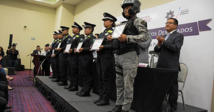 Iniciativa privada reconoce labor de la policía de Puebla Capital