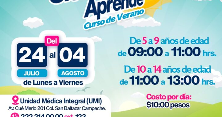 SMEDIF Puebla invita a curso de verano “Siente y Aprende” para padres e hijos