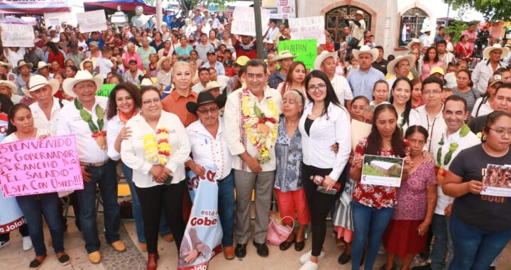 Con obras educativas y acciones sociales, gobierno estatal apuesta por la Mixteca: Céspedes Peregrina