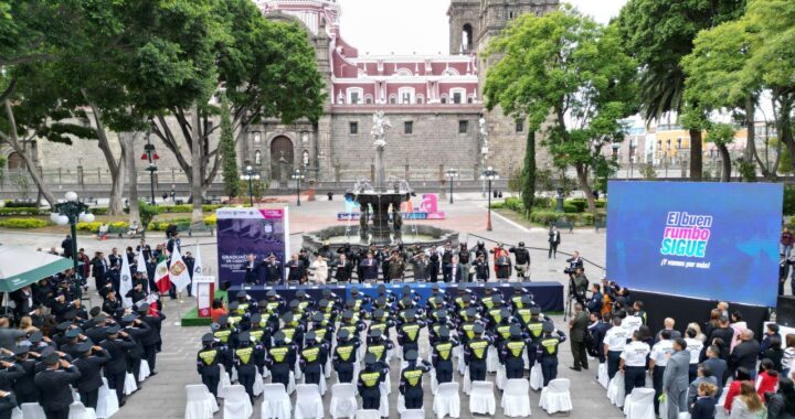 Se suman 46 nuevos policías municipales en Puebla Capital