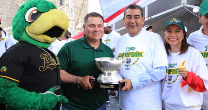 Festeja Puebla Campeonato de Pericos; Sergio Salomón reconoce labor de equipo