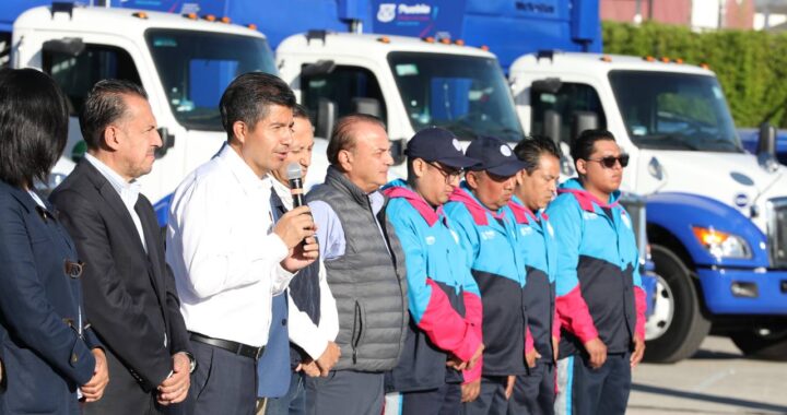 Renueva Puebla Capital unidades para recolección de basura
