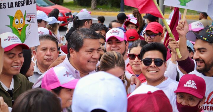¡Vamos a ganar! Con el respaldo de la gente de los 217 municipios: Julio Huerta