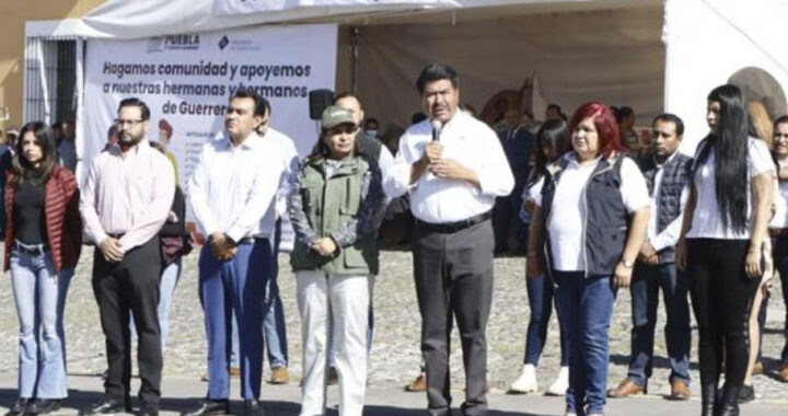 Segunda caravana en Puebla para damnificados en Guerrero