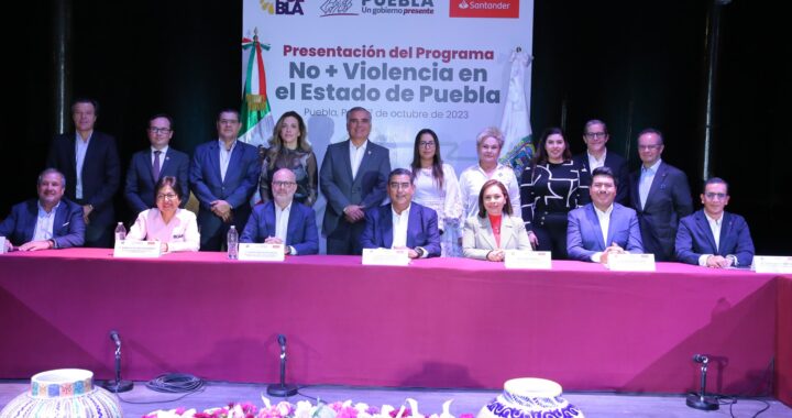 Con programa “No + Violencia”, gobierno estatal y Santander México refuerzan estrategias para garantizar paz social