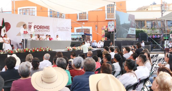 El Gobernador Sergio Salomón comprometido con el Bienestar de los poblanos en el segundo informe de la Alcaldesa Ariadna Ayala Camarillo