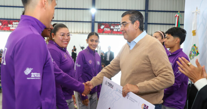 Tiene Puebla un gobierno estatal que fomenta deporte y respalda atletas