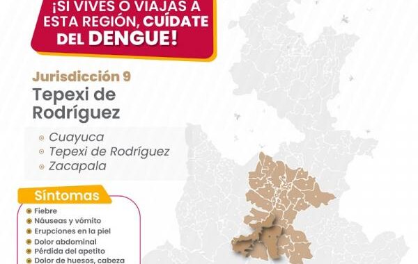 Salud descarta defunciones por dengue en el estado de Puebla