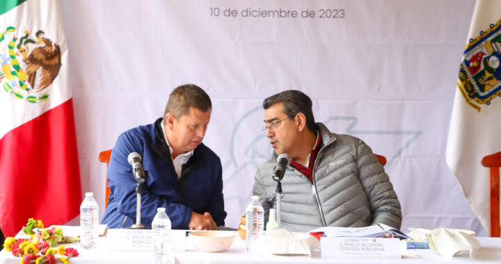 Puebla, con un gobierno presente como a nivel nacional: Sergio Salomón