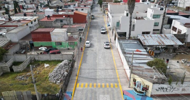 Inauguran cuatro calles rehabilitadas mediante Construyendo Contigo