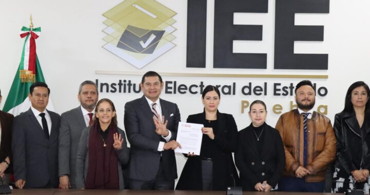 Registran Morena y Armenta la plataforma política ante el IEE