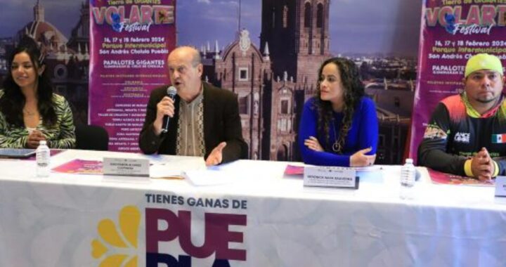 Anuncian Festival Volarte 2024 en Cholula