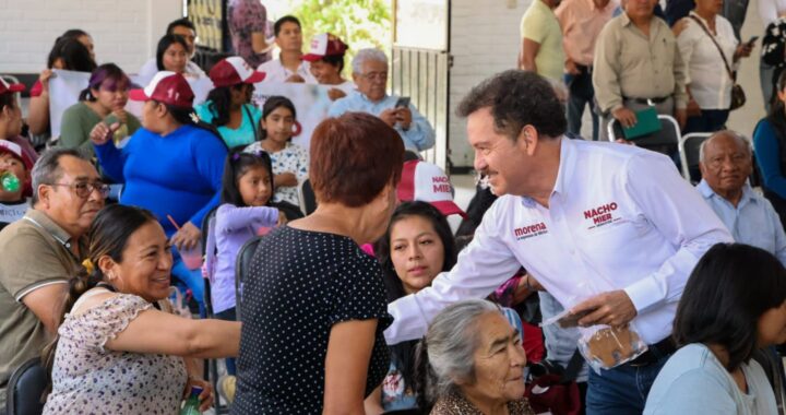 Refuerza Nacho Mier el trabajo en conjunto para el triunfo de Sheinbaum