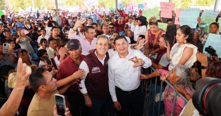 Trabajarán Armenta y Pepe Chedraui por una Puebla segura, igualitaria y justa