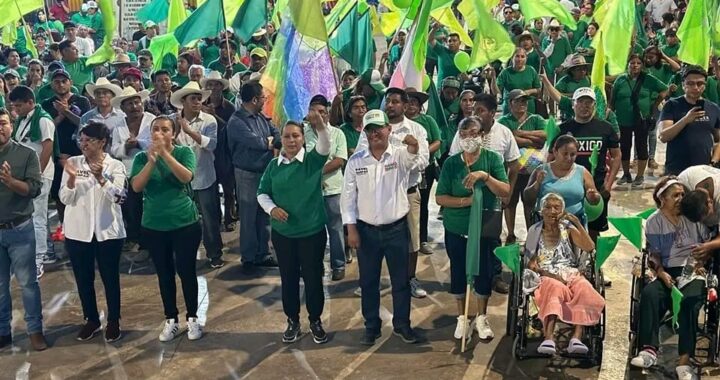 Apoyan Eduardo Castillo, Pavel Gaspar y líderes del verde pa Pedro Garcia, candidato la alcaldía en Acatlán