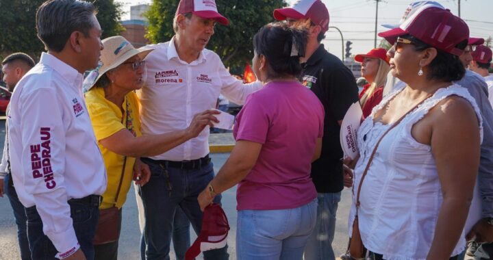 Propone Chedraui a colonos de San Jorge mejorar la seguridad