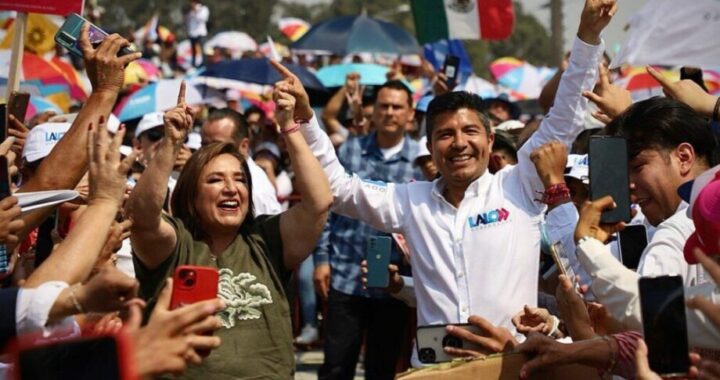 Respalda Xóchitl Gálvez arranque de campaña de Lalo Rivera y Mario Riestra