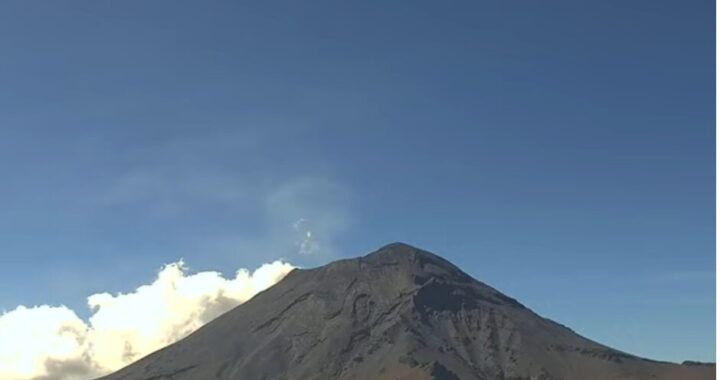 Reporta 16 exhalaciones el Popocatépetl; mejora calidad del aire