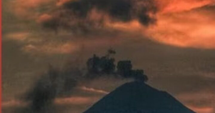 Sin caída de ceniza el Popocatépetl; emite 21 exhalaciones