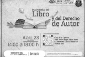 Celebrarán Día Mundial del Libro el 23 de abril