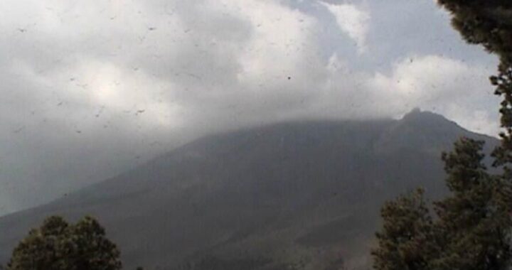 Calidad del aire favorable; Popocatépetl se mantiene estable