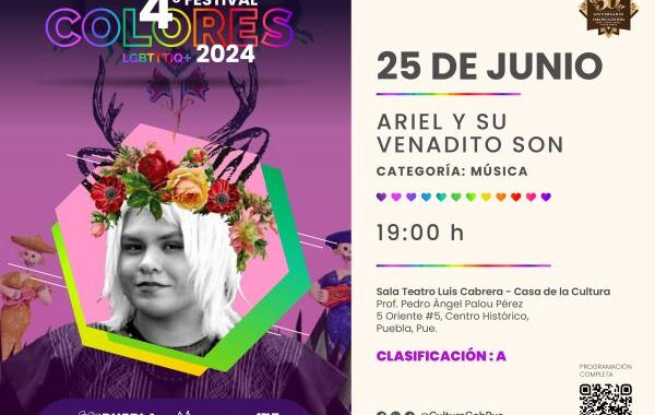 Arrancará “Festival Colores” con presentación de “Ariel y su Venadito Son”: Cultura