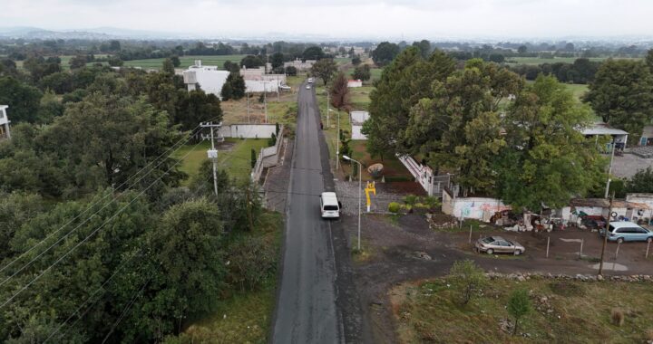 Arranca ampliación de carretera Puebla-Canoa y entrega de apoyos del Bienestar