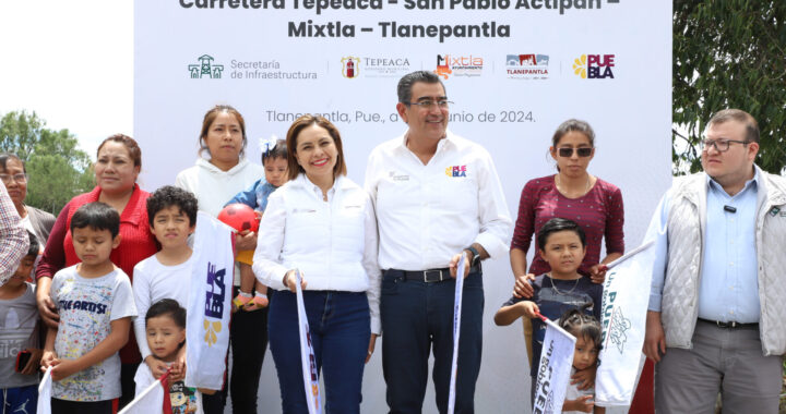 Comienzo de la Rehabilitación de la carretera Mixtla-Tlanepantla y edificación de Escuela Hermanos Serdán