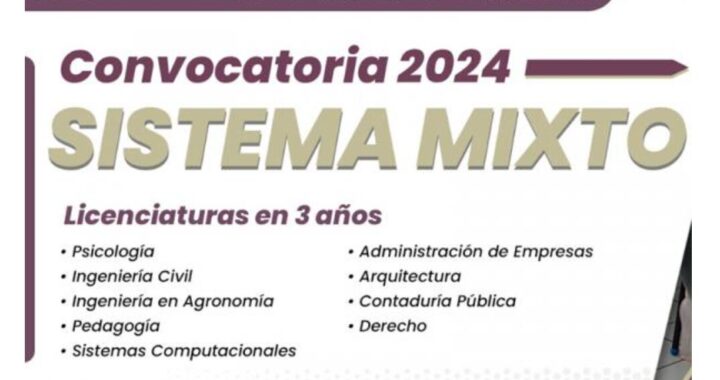 Apertura IEDEP convocatoria 2024 para licenciaturas en sistema mixto