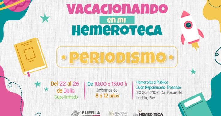 Desarrollarán talleres infantiles en Hemeroteca “Juan Nepomuceno Troncoso”, Cultura