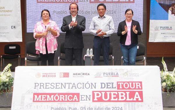 Recorre “Tour Memórica” Puebla; fue presentado en Casa de la Cultura
