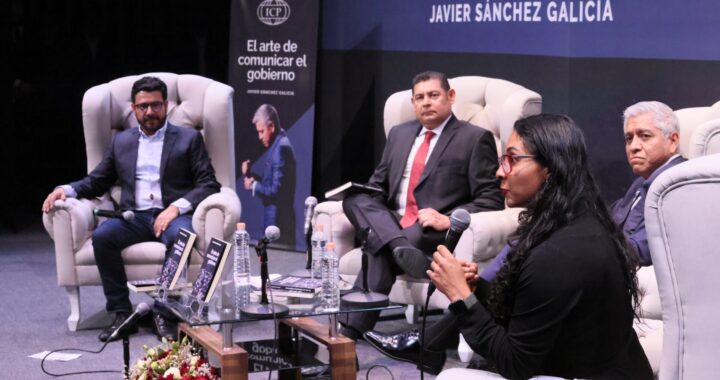 Destaca Armenta la comunicación como clave en la gobernanza durante presentación de libro