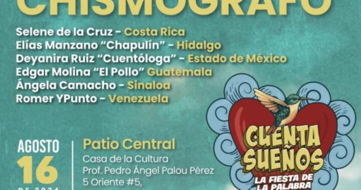 Arrancará en Puebla Festival “Cuenta Sueños. La Fiesta de la Palabra”: Cultura