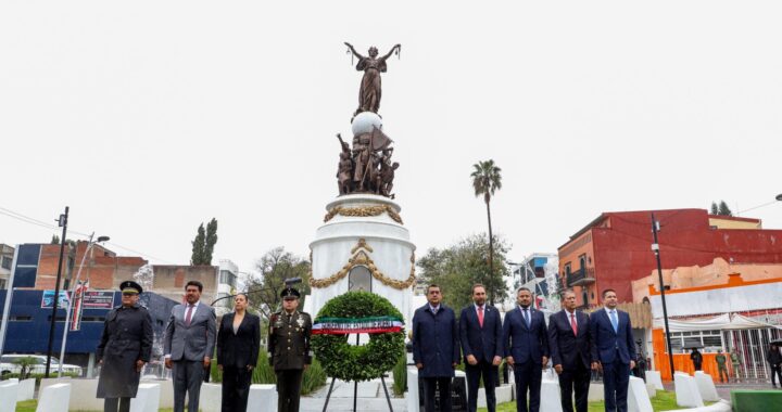 Lidera Salomón ceremonia de la consumación de la Independencia de México