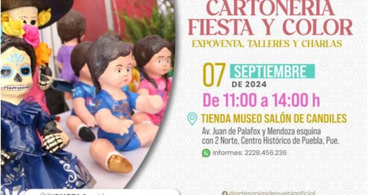 Fomentan expoventa y charlas con el arte de cartonería