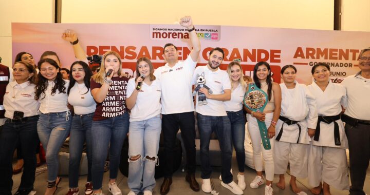 Es clave la juventud para una visión de progreso en Puebla: Armenta