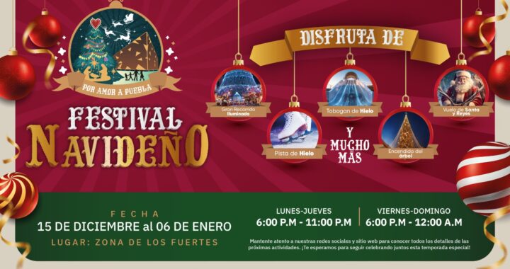 Impulsa Armenta el Festival Navideño que une tradición y cultura en Puebla