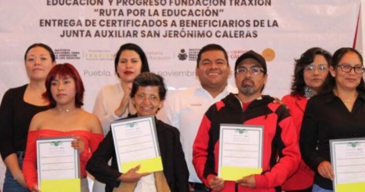 IEEA entrega certificados de educación básica del programa “Ruta por la Educación”