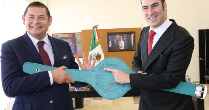 Se une Puebla a la Clase Nacional de Boxeo con la Firma del “Cinturón por la Paz”