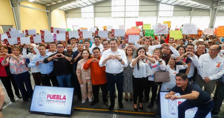 Detona Gobierno de Puebla desarrollo en Tepexi de Rodríguez con obra comunitaria