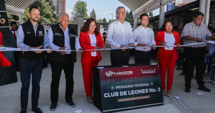 Inaugura Pepe Chedraui techado escolar en la Primaria Club de Leones